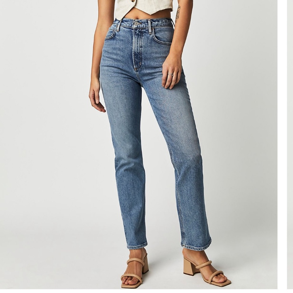 AGOLDE High Rise Stovepipe Jeans